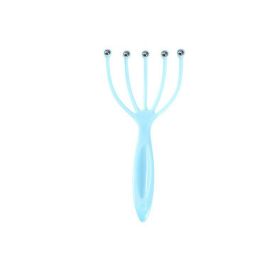 1pc Five-Claw Head Massager; 7.08*3.34in; Portable Head Massage Tool For Pressure Relief - Blue