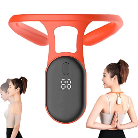 1/2pcs Mericle Ultrasonic Portable Lymphatic Soothing Body Shaping Neck Instrument;  Portable Massager for Men and Women - 1 pcs-red