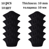 Insoles Patch Heel Pads for Sport Shoes Antiwear Feet Pad Cushion Insert Insole Heel Protector Sticker - 10 pcs-10 mm