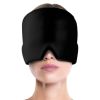 Gel Cold Headache Ice Cap Migraine Relief Cap Stress Relax Pain Head Hot Cold Therapy Cold Pack Eye Mask Ice Hat Massage Tool - China - Black-Double