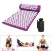 Yoga Massage Mat Acupressure Relieve Stress Back Cushion Massage Yoga Mat Back Pain Relief Needle Pad With Pillow - China - Blue