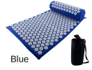 Yoga Massage Mat Acupressure Relieve Stress Back Cushion Massage Yoga Mat Back Pain Relief Needle Pad With Pillow - China - Blue