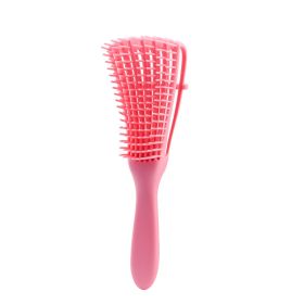 Detangling Hair Brush Massage Wet Hair Comb Detangler Hair Brush Wavy/Curly Wet/Dry/Oil/Thick Hair - Pink