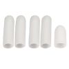 One Set Finger Cot Silica Gel Finger Protection Finger Brace Support Finger Gloves, White - Default