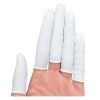 500 Pcs Disposable Latex Finger Cots Fingertips Protective Rubber Finger Cots, White - Default