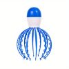 1pc Rechargeable Octopus Scalp Massager for Stress Relief and Kneading - Electric Vibrating Scalp Massager for Deep Tissue Relaxation - Blue