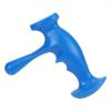 Full Body Percussion Massage Gun with T-Shaped Point Massager for Deep Tissue Massage and Relaxation - Blue