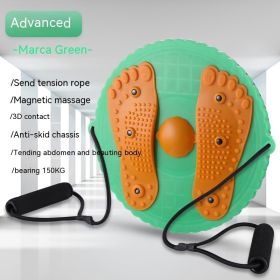 Twister Board Waist Twister: Reduce Puffiness & Massage Feet with Plum Blossom Shaped Outdoor/Indoor Fitness Equipment! - (Maca Green) Plum Blossom Tw