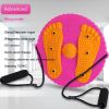 Twister Board Waist Twister: Reduce Puffiness & Massage Feet with Plum Blossom Shaped Outdoor/Indoor Fitness Equipment! - (Ma Qiangwei Powder) Plum Bl