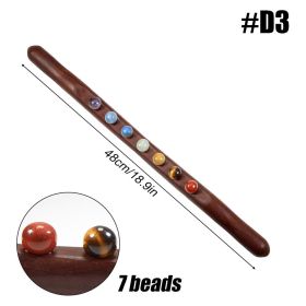 Wooden Trigger Point Massager Stick Lymphatic Drainage Massager Wood Therapy Massage Tools Gua Sha Massage Soft Tissue Release - D3