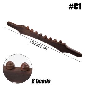 Wooden Trigger Point Massager Stick Lymphatic Drainage Massager Wood Therapy Massage Tools Gua Sha Massage Soft Tissue Release - C2