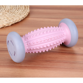 Foot Massage Roller For Plantar Fasciitis Relief, Foot Arch Pain, Myofascial Pain And Body Muscle Pain, Foot Massager Reflexology Tool - Pink