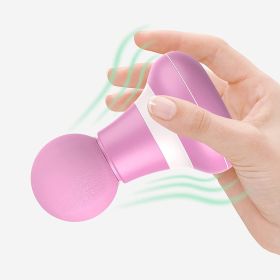 Powerful Handheld Massager Wand With 6 Magic Vibration Modes, Personal Mini Electric Massager Men & Women For Neck Shoulder Back Body Massage - Pink