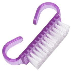 1 Piece Nail Tools Supplies Brush Nail Cleaning Dust Brush Dust Cleaning Nail Small Brush - Purple