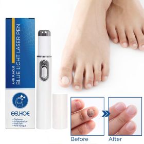 Hot Nail Fungal Pen Anti Fungus Blue Light Laser Pen Onychomycosis Painless Nail Repair Pen Nail Care Repair Serum - 1