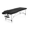 Portable Massage Table Adjustable Facial Salon Spa Bed - Black - Beauty & Health Supplies