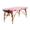 Portable Massage Table Adjustable Facial Spa Bed - Pink - Beauty & Health Supplies