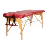 Portable Massage Table Adjustable Facial Spa Bed - Red - Beauty & Health Supplies