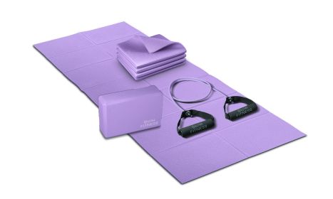 Yoga Professional Kit with 3 Essential Cardio Items - PURPLE