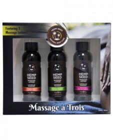 Earthly Body Massage A Trois: Isle, Skinny &amp; Naked 2oz - TCN-EB-MLMT003