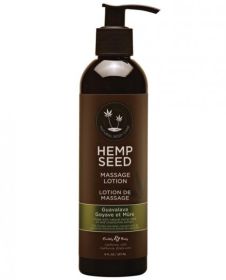 Earthly Body Hemp Seed Massage Lotion Guavalava 8oz - TCN-EB-ML068