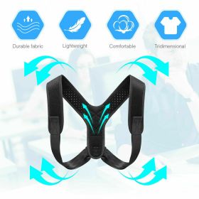 Posture Corrector Men Women Upper Back Pain Brace Clavicle Support Straightener - default