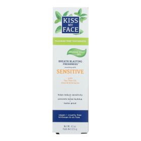 Kiss My Face Toothpaste - Sensitive - Fluoride Free - Gel - 4.5 Oz - Default