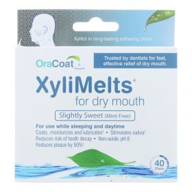 Oracoat - Xylimelts - Dry Mouth - Mint Free - 40 Count - Default