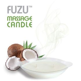 Fuzu Massage Candle Coconut Passion 4oz - DLMCCOCO