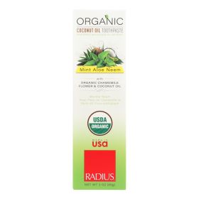 Radius Whitening Mint Aloe Neem Toothpaste - 1 Each - 3 Oz - Default