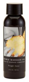 Earthly Body Edible Massage Oil Pineapple 2oz - EBMSE211