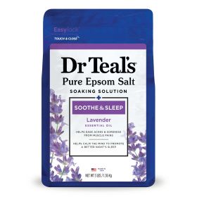 Dr Teal's Pure Epsom Salt Soak, Soothe & Sleep with Lavender, 3 lb - Dr Teal's