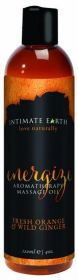 Intimate Earth Energize Massage Oil 4oz - IE010120