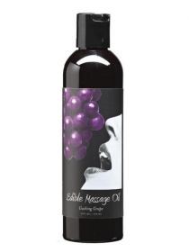 Massage Oil Edible Grape 8Oz - EBMSE007