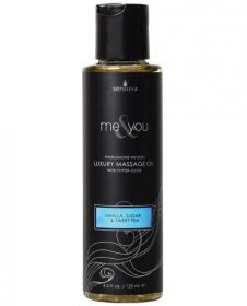 Me &amp; You Massage Oil Vanilla Sugar Sweet Pea 4.2oz - ONVL454