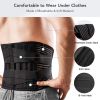 Pain Relief Waist Lumbar Support - Black - M