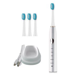 MySonic All Clear Powered Tooth Brush Set - WHITE