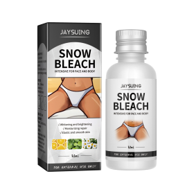 Snow Bleach Cream for Sark Spot Remover for Body, Intimate Areas-Underarm, Neck, Armpit, Knees, Elbows, Dark Spot Remover Cream, Skin Lightening Bleac