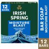 Irish Spring Moisture Blast Bar Soap for Men, Moisturizing Bar Soap, 12 Pack, 3.7 Oz Soap Bars - Irish Spring