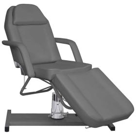 Massage Table Gray 70.9"x24.4"x(34.3"-44.1") - Gray