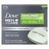 Dove Men+Care 3-in-1 Hand & Body + Face + Shave Bar Refreshing, Extra Fresh, 3.75 oz (12 Bars) - Dove