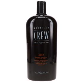 American Crew 3-in-1 Shampoo Conditioner and Body Wash 33.8 oz - American Crew