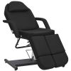 Beauty Treatment Chair Faux Leather Black 70.9"x24.4"x30.7" - Black