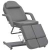 Beauty Treatment Chair Faux Leather Gray 70.9"x24.4"x30.7" - Gray