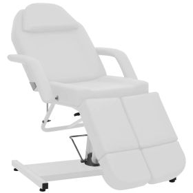 Beauty Treatment Chair Faux Leather White 70.9"x24.4"x30.7" - White