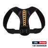 Adjustable Back Shoulder Posture Corrector Belt Clavicle Spine Support Reshape Your Body Home Office Sport Upper Back Neck Brace - Orange - 2XL-weight