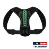 Adjustable Back Shoulder Posture Corrector Belt Clavicle Spine Support Reshape Your Body Home Office Sport Upper Back Neck Brace - Green - 3XL-weight