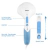 Electric Massager Handheld Full Body Percussion Massager Double Head Vibrating Body Relax - Blue