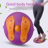 Twister Board Waist Twister: Reduce Puffiness & Massage Feet with Plum Blossom Shaped Outdoor/Indoor Fitness Equipment! - (Charm Purple) Plum Blossom