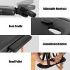 Portable Massage Table Adjustable Facial Spa Bed - Black - Beauty & Health Supplies